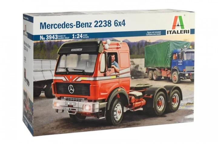 Italeri Mercedes Benz 2238 6x4 Model Kit — box art