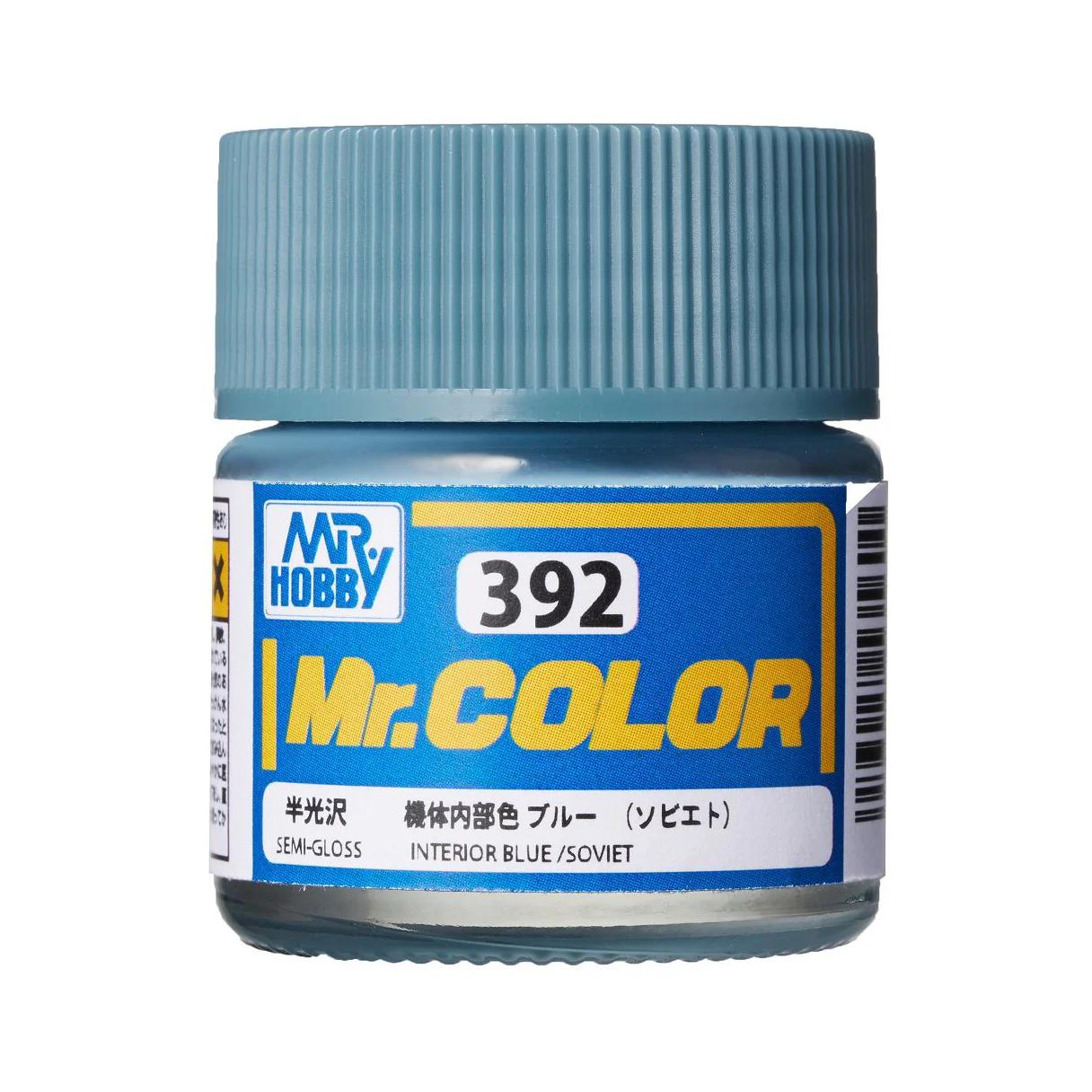 Mr. Hobby Mr. Color Interior Blue (Soviet) (C392) 10 ml — official product photo 1