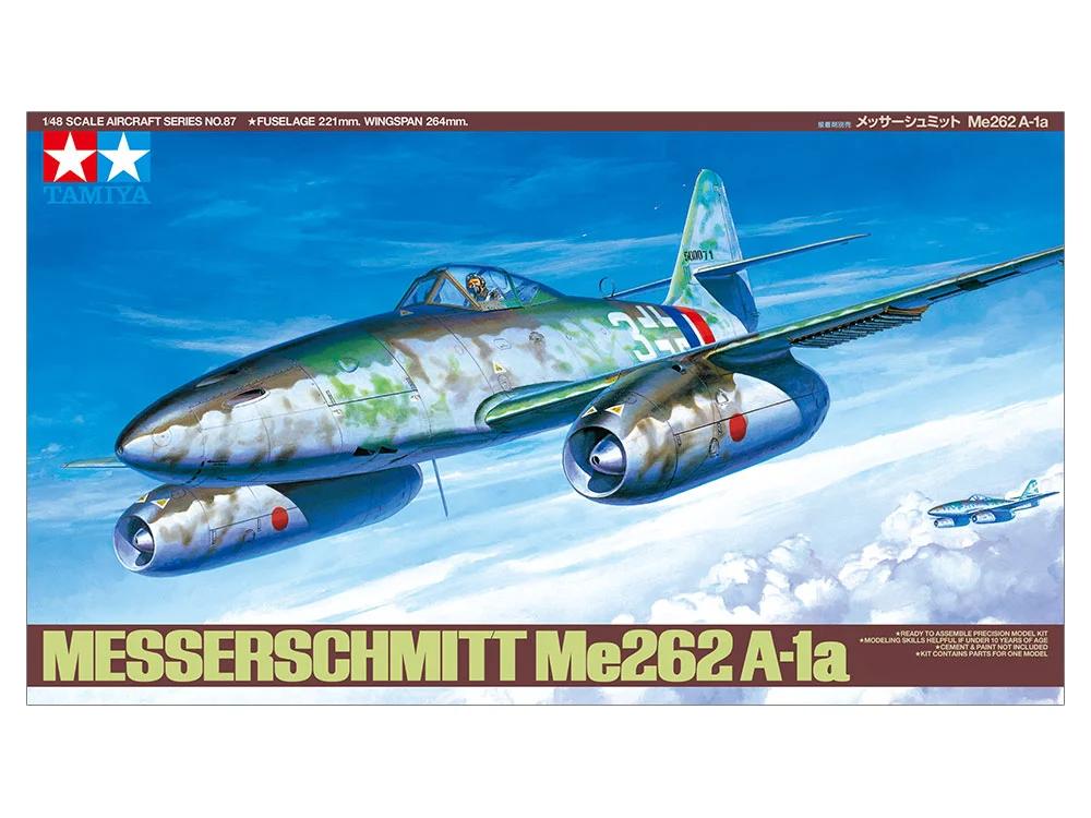 Tamiya 1/48 Me-262a-1 Messerschmitt Model Kit — official product photo 1