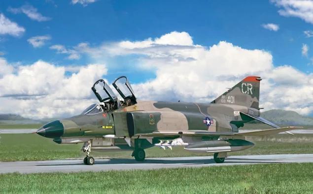 Italeri 1/48 F-4E Phantom II Model Kit — box art