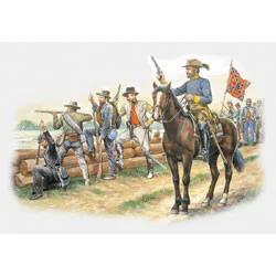 Italeri 1/72 Confederate Infantry Model Kit — box art