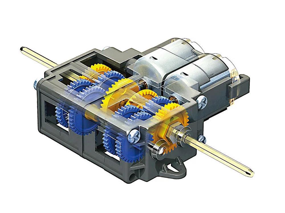 Tamiya Double Gearbox 4 Speed Model Kit — official product photo 1