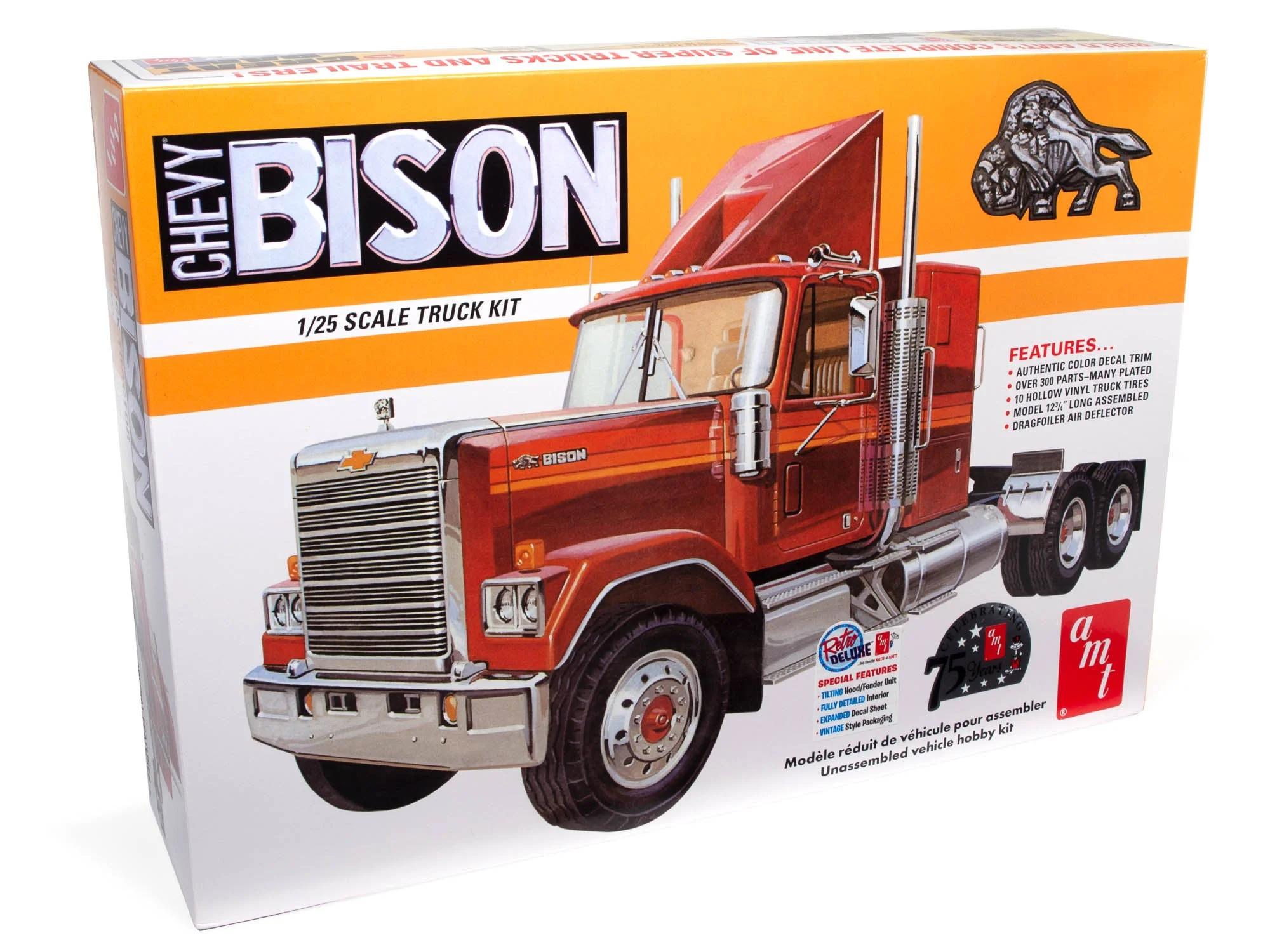AMT 1/25 Chevrolet Bison Conventional Tractr Model Kit — official product photo 1