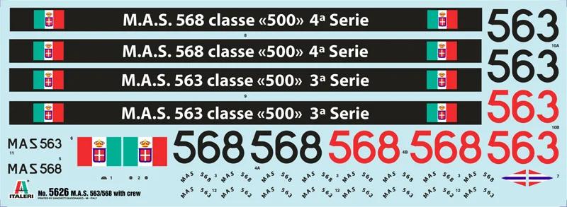 Italeri 1/35 M S 568 4a Series W Crew Model Kit — official product photo 2