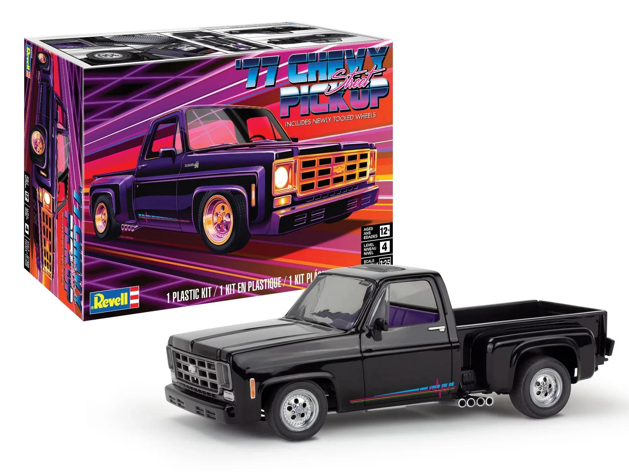 Revell 1/25 1977 Chevy Street Pickup Truck Model Kit — official product photo 1
