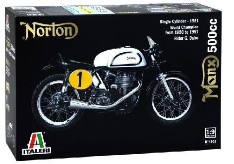 Italeri 51 Norton Manx 500cc Mc 1 9 Model Kit — box art