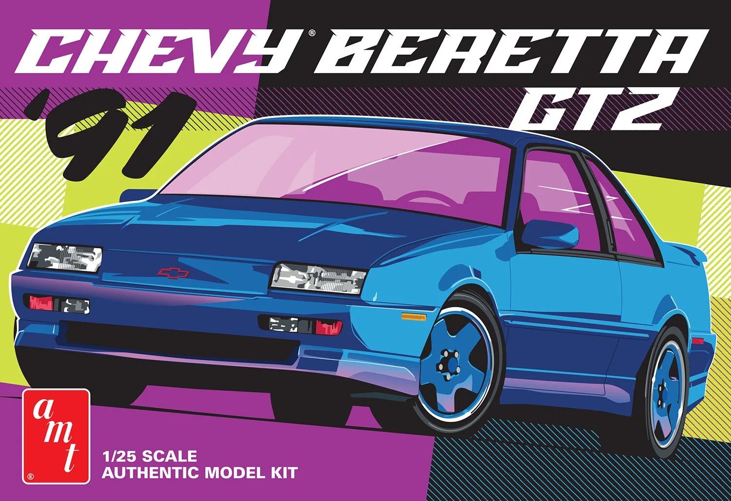 AMT 1/25 1991 Chevy Beretta Gtz Model Kit — box art