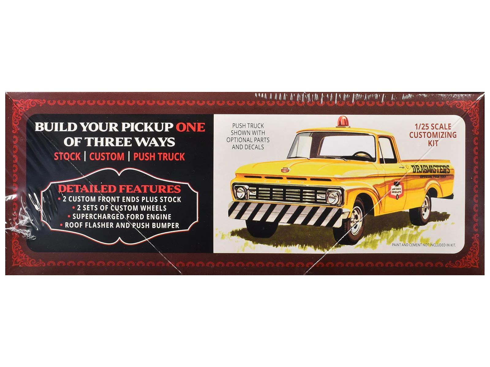 AMT 1/25 F-100 1963 Ford Four Sixes Ranch Model Kit — official product photo 2