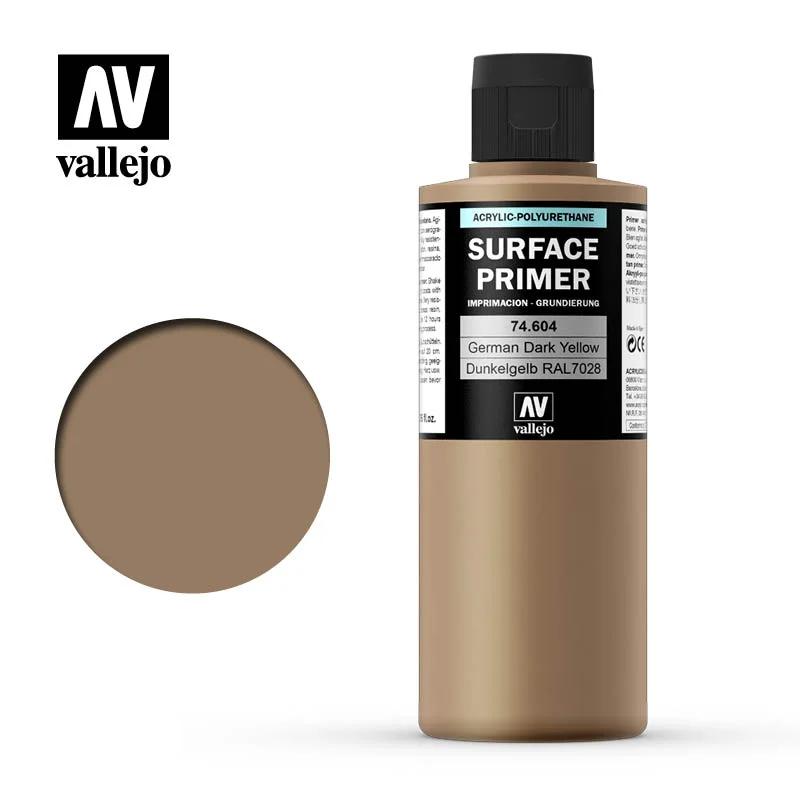 Vallejo Surface Primer 200ml Ger Dark Yell 1p — product photo