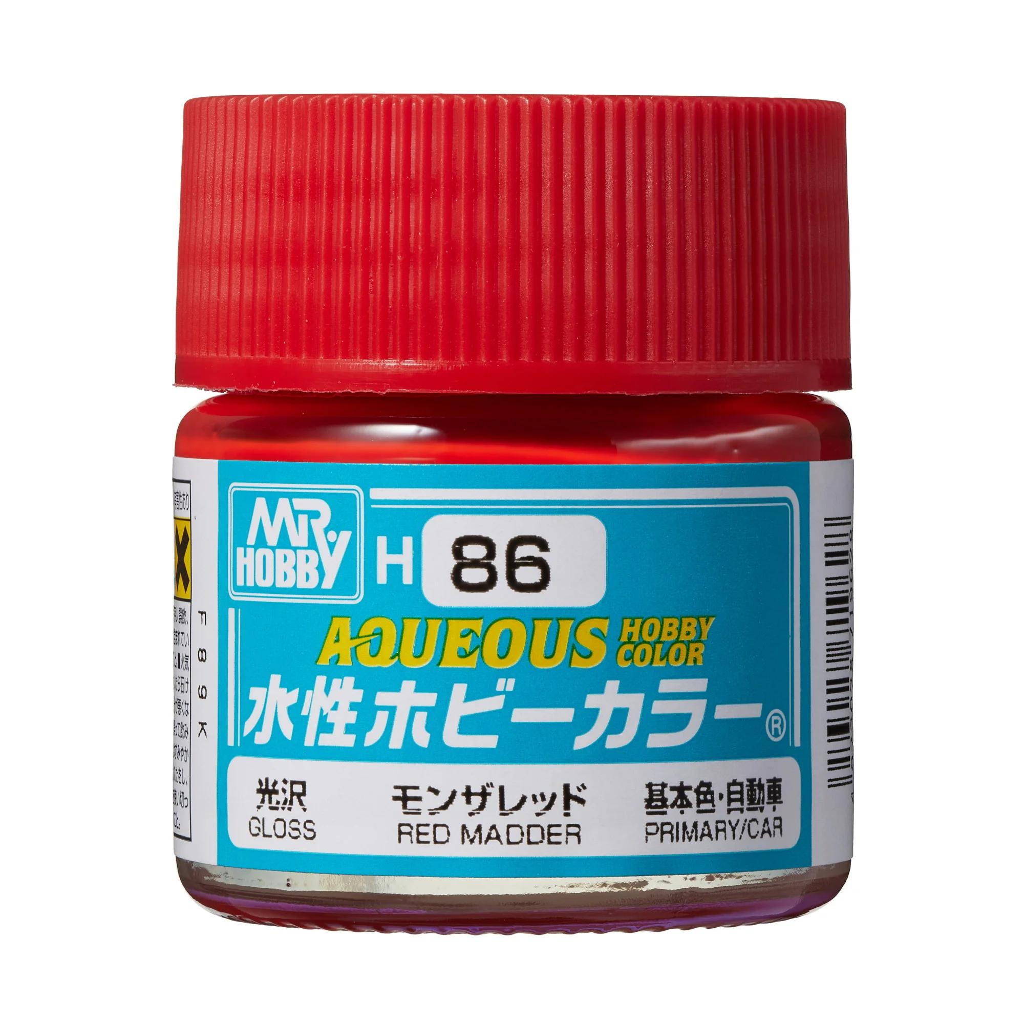 Mr. Hobby Aqueous Hobby Color Red Madder (H86) 10 ml — official product photo 1