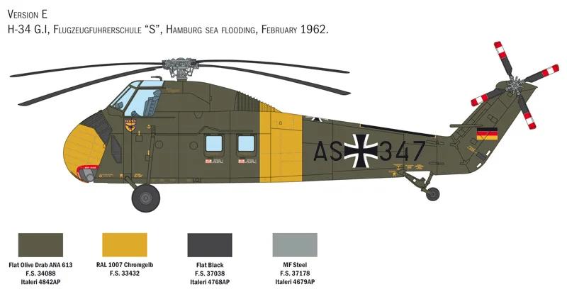 Italeri 1/48 H-34 Pirate Ud US Marines Model Kit — official product photo 5