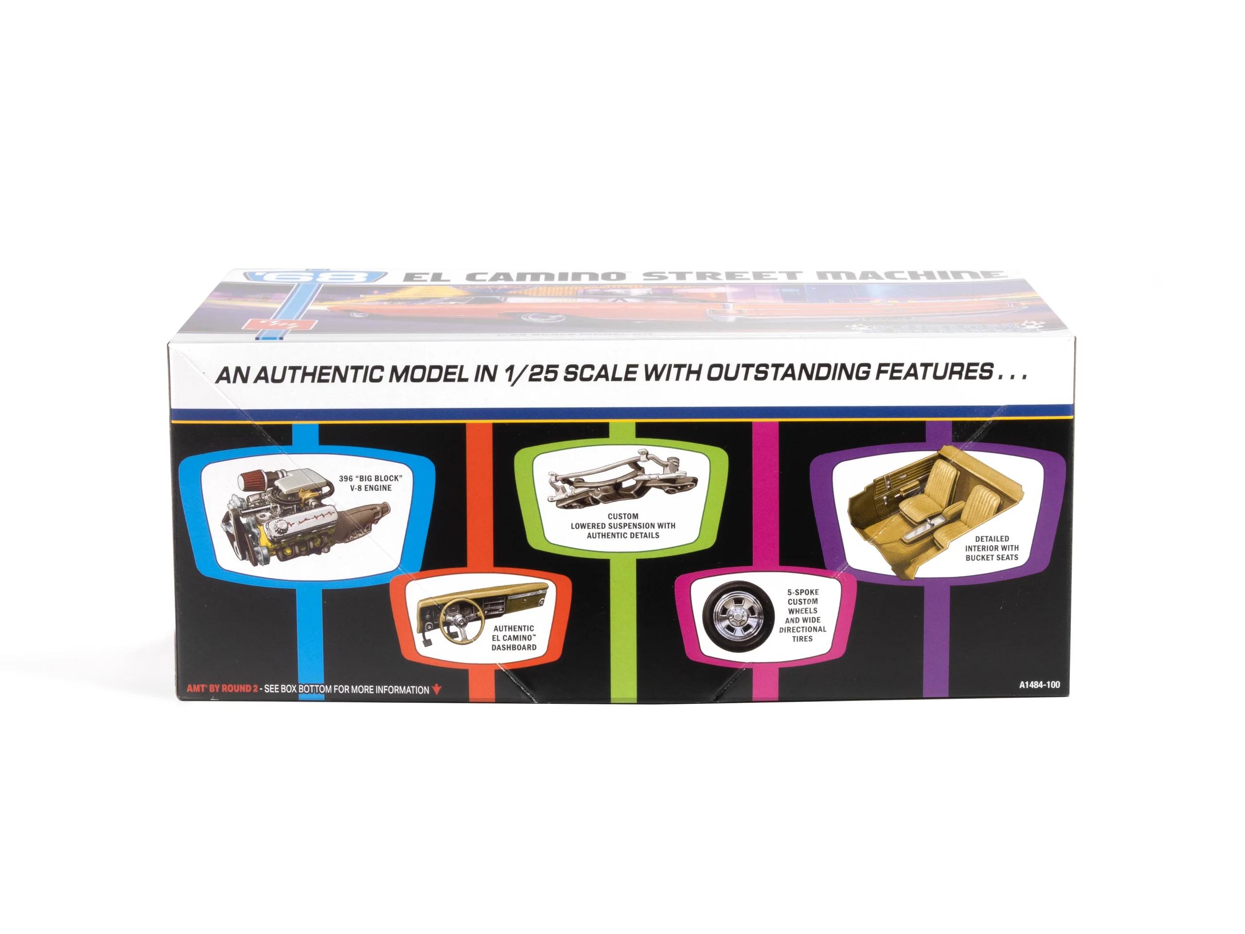 AMT 1/25 68 Chevy El Camino Street Machine Model Kit — official product photo 3