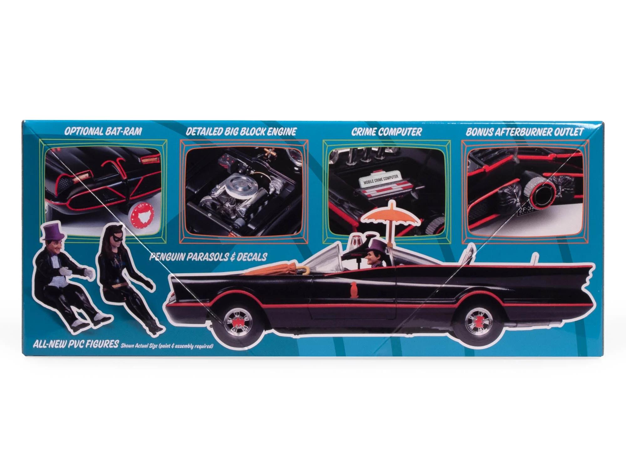Polar Lights 1/25 1966 Batmobile W Catwoman Penguin Model Kit — official product photo 3