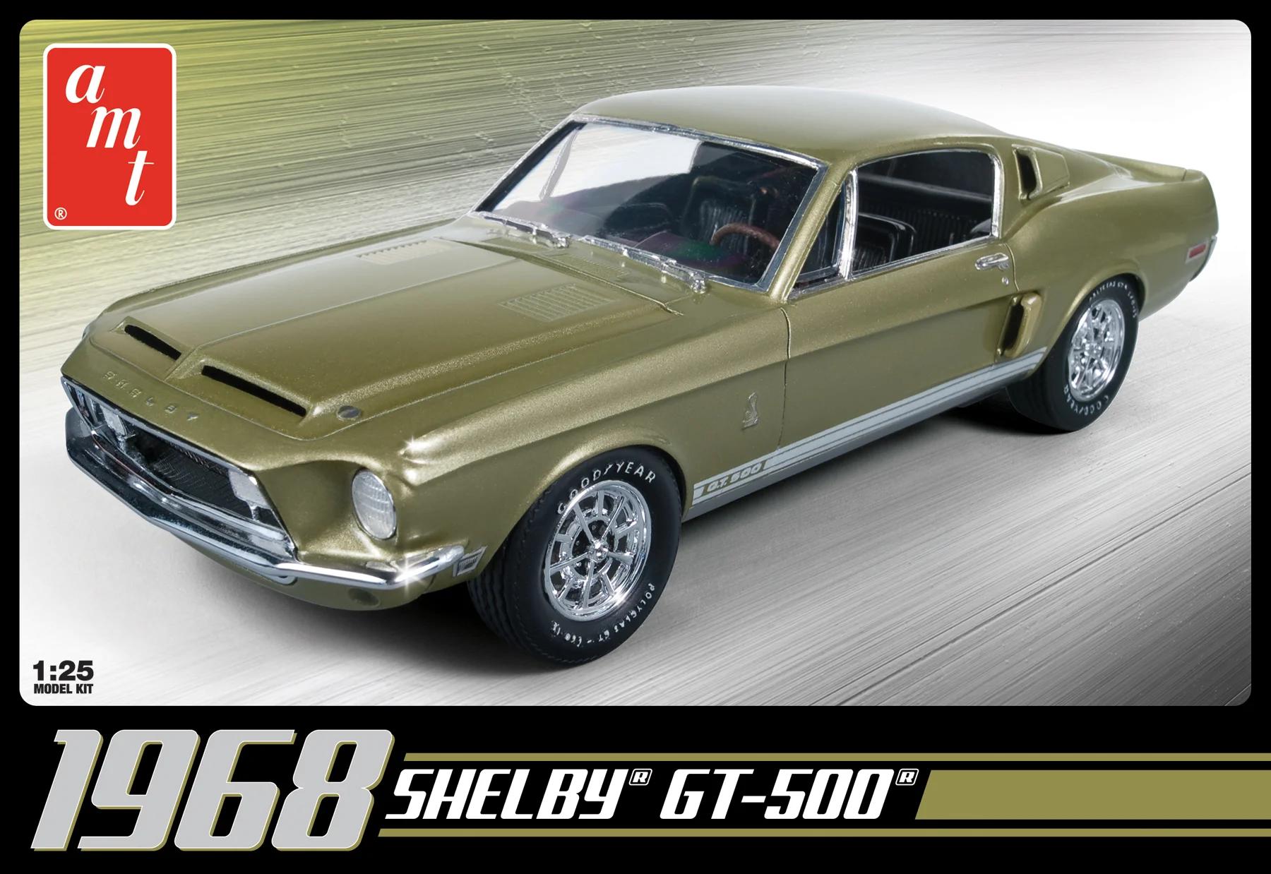 AMT 1/25 1968 Shelby Gt500 Model Kit — official product photo 1