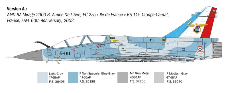 Italeri 1/72 Mirage 2000d Model Kit — official product photo 3