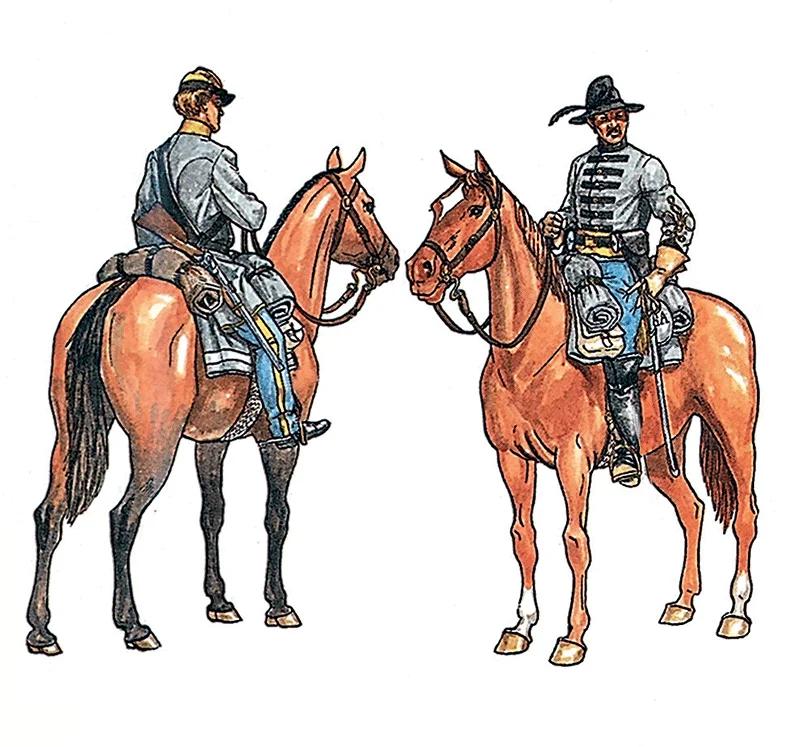 Italeri 1/72 Am Civil War Confed Cvlry Model Kit — official product photo 2