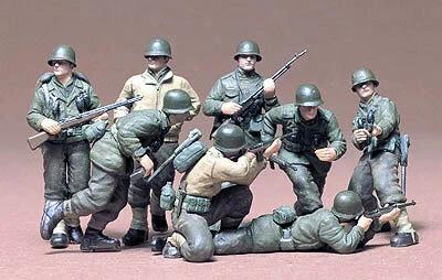 Tamiya 1/35 US European Infantry Model Kit — box art