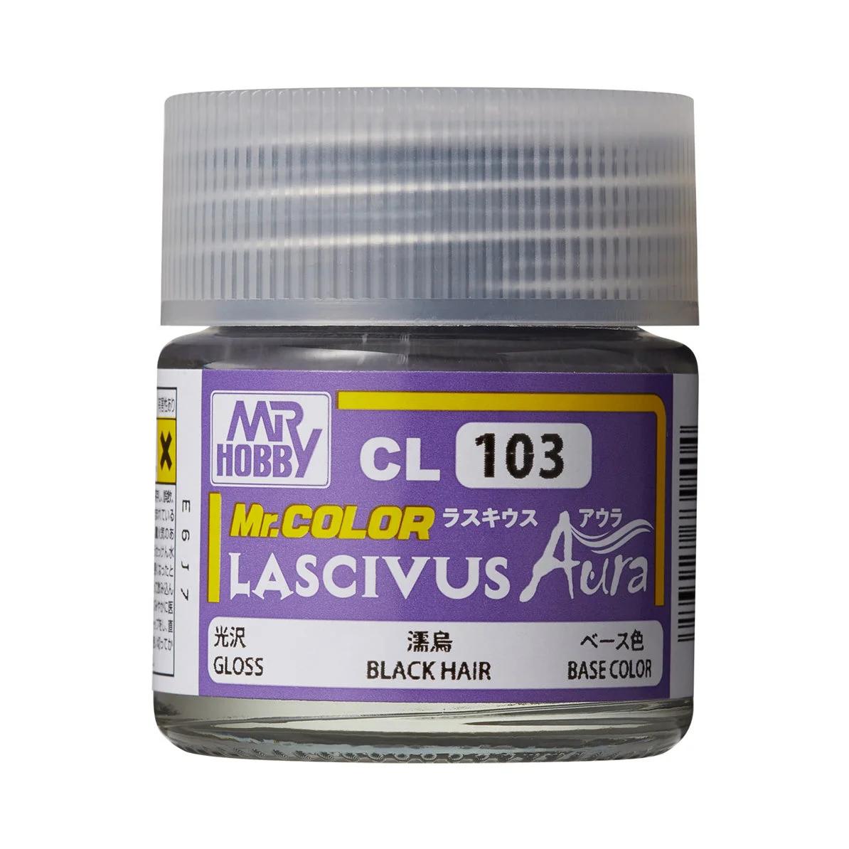 Mr. Color LASCIVUS CL103 Gloss Black Hair 10ml — product photo