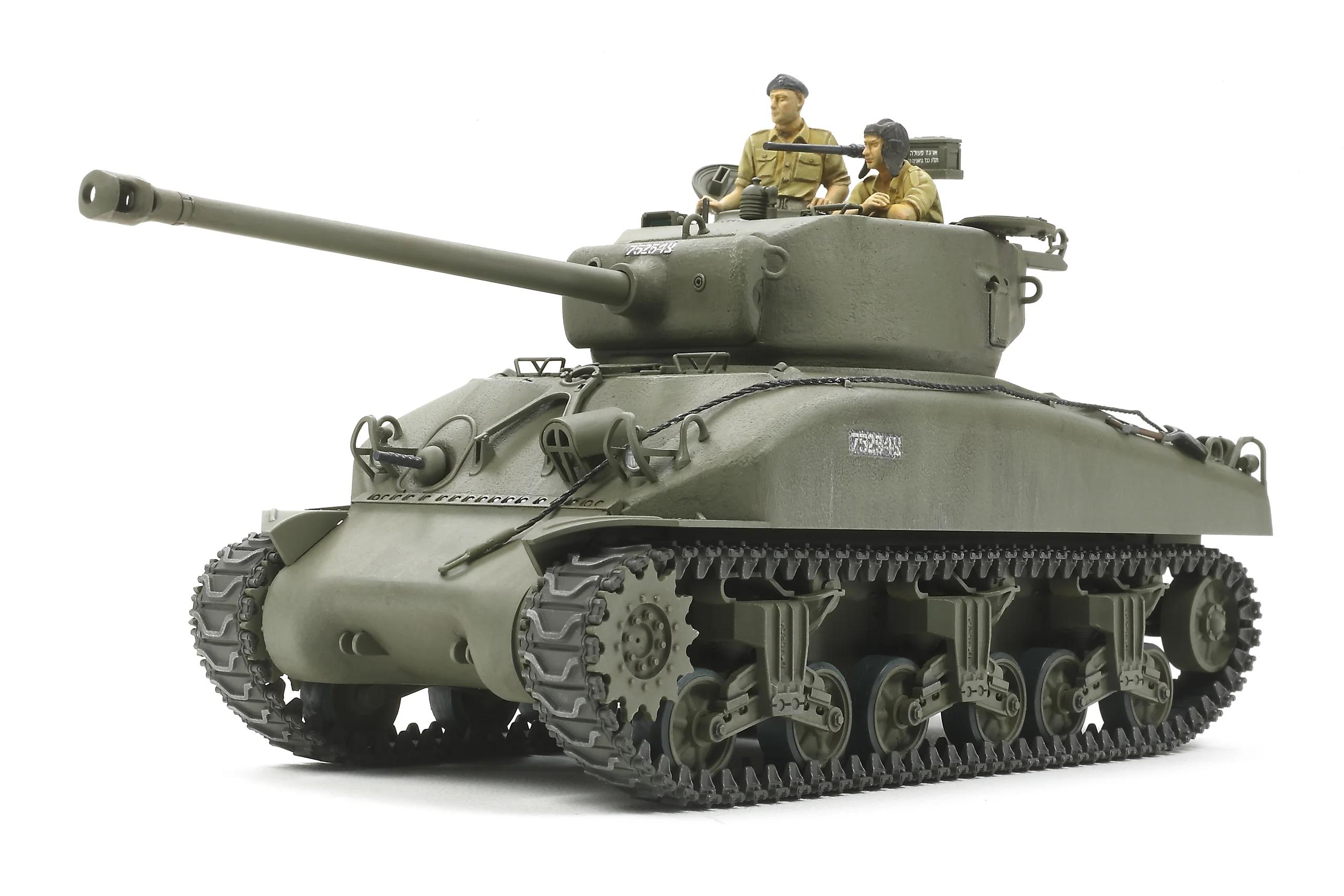 Tamiya 1/35 Israeli M1 Super Sherman Model Kit — box art