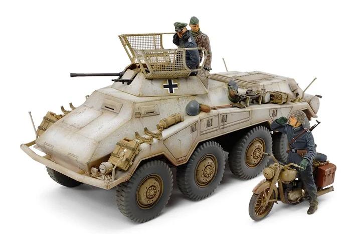 Tamiya 1/35 German Hvy Armored Car SD Kfz 231 Model Kit — official product photo 2