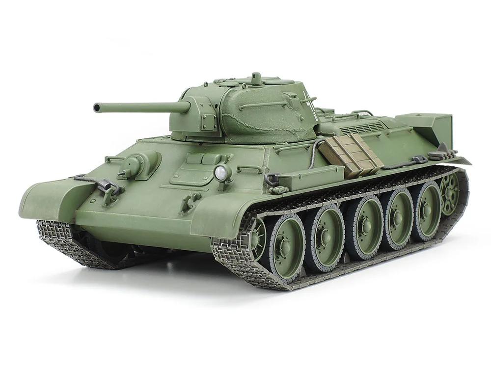 Tamiya 1/48 Russian T34 76 1941 Cast Model Kit — official product photo 1