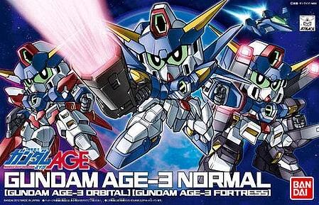 Bandai SD Bb372 Age-3normal Fortress Orbit Model Kit — box art