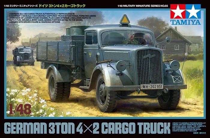 Tamiya 1/48 German 3t 4x2 Cargo Truck Model Kit — official product photo 1