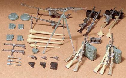 Tamiya 1/35 German Small Arms Model Kit — box art