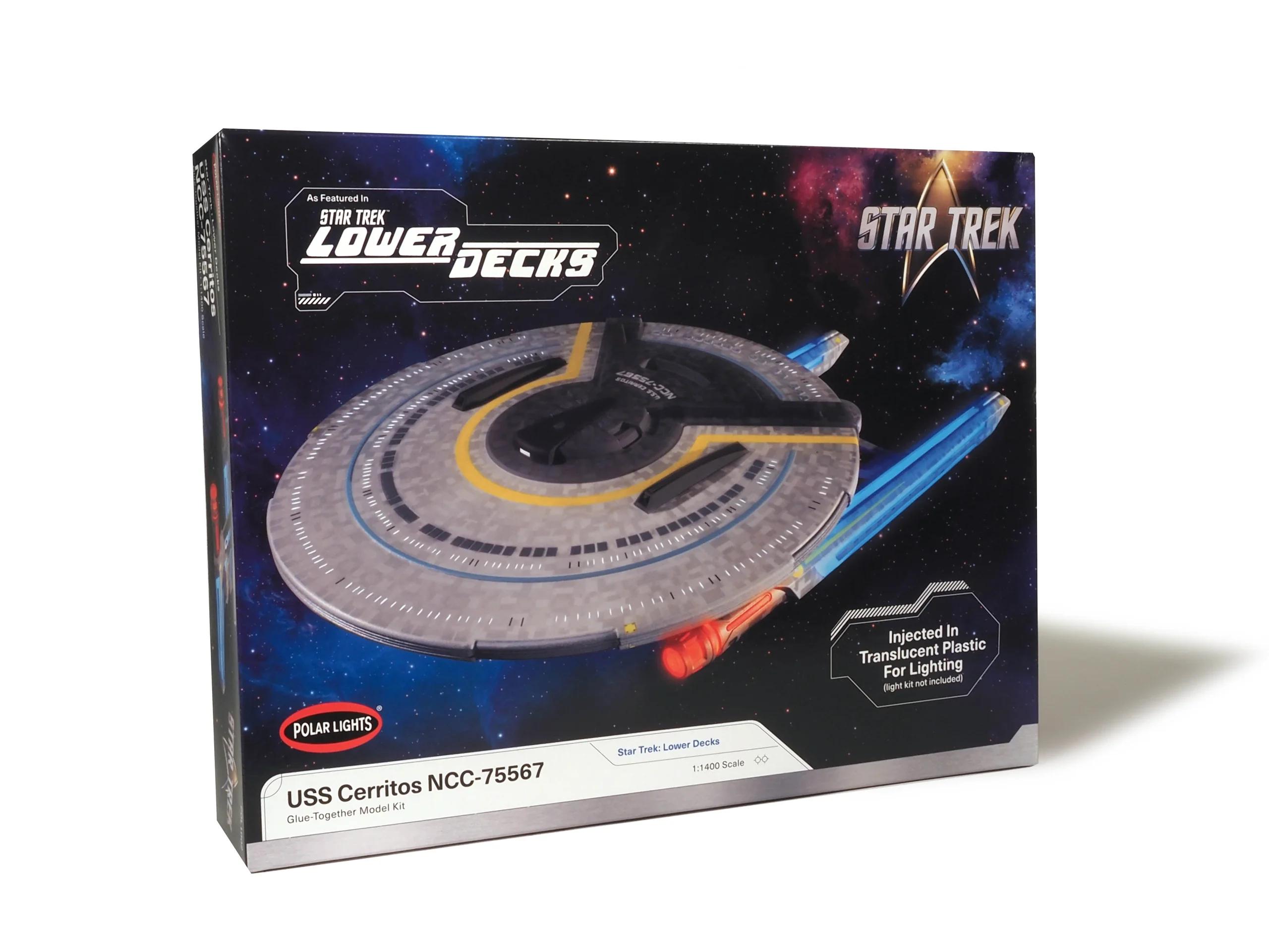 Polar Lights 1/1400 St Lower Decks Uss Cerritos Model Kit — official product photo 1