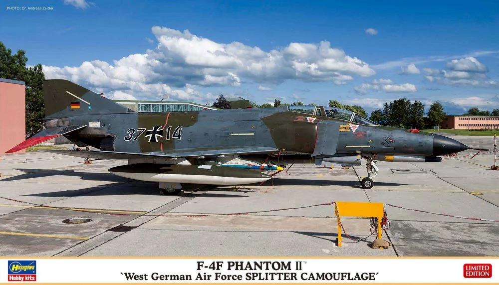 Hasegawa 1/72 F4f Phantom II West German Splitter Model Kit — box art