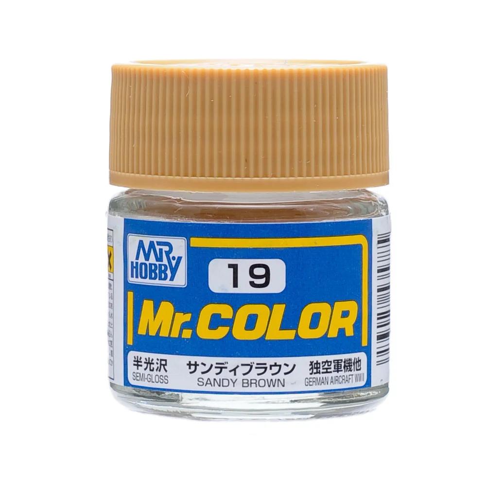 Mr. Hobby Mr. Color Sandy Brown (C19) 10 ml — official product photo 1