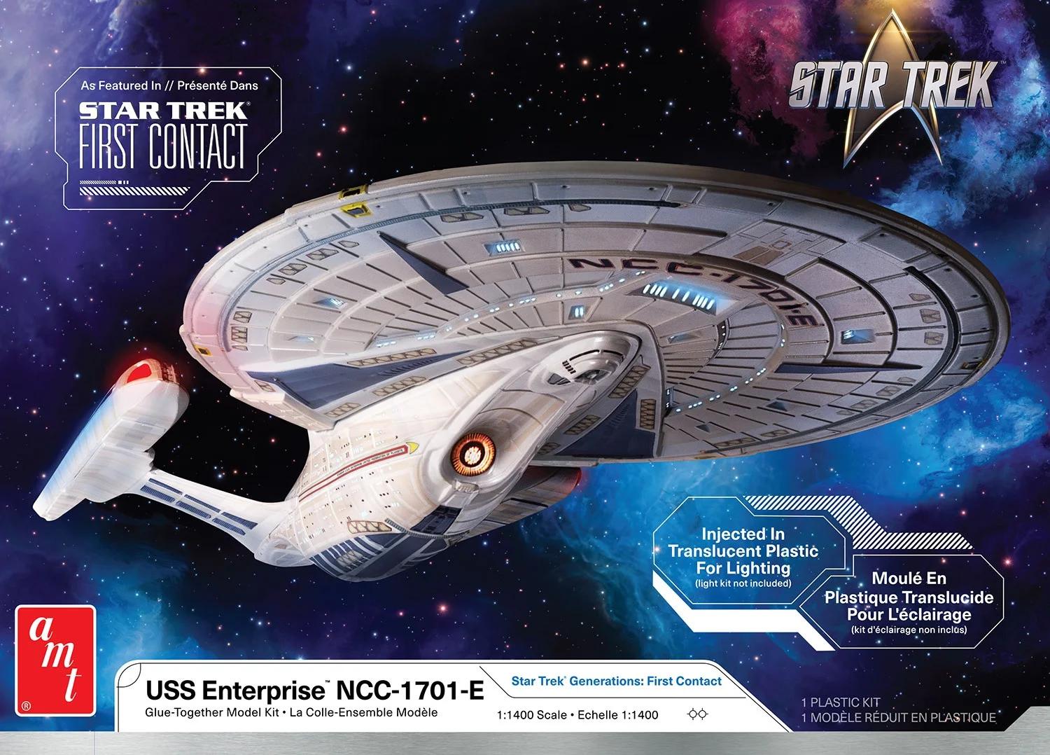 AMT NCC-1701-E U S S Enterprise Translucent Model Kit — box art