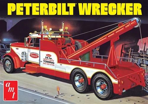AMT 1/25 Peterbilt 359 Wrecker Model Kit — box art