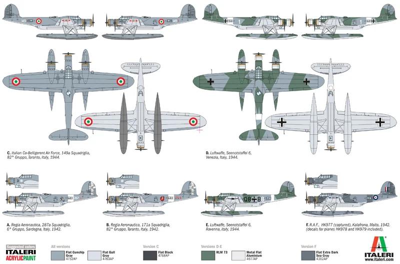 Italeri 1/72 Cant Z506 Airone Model Kit — official product photo 2