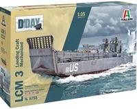 Italeri 1/35 LCM-3 Landing Craft Model Kit — box art