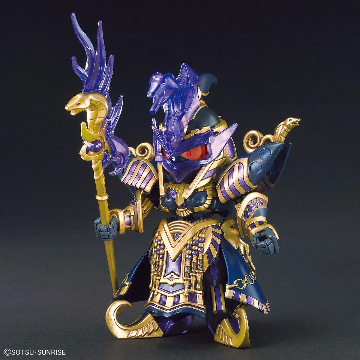 Bandai SD 15 Cleppatra Qubeley Dark Mask Model Kit — official product photo 1