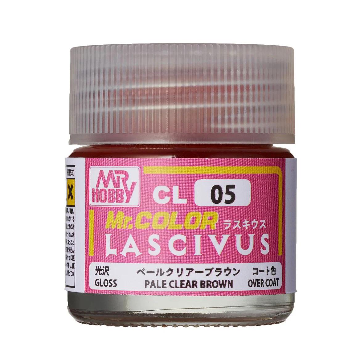 Mr. Hobby Mr. Color Lascivus Pale Clear Brown (CL05) 10 ml — official product photo 1