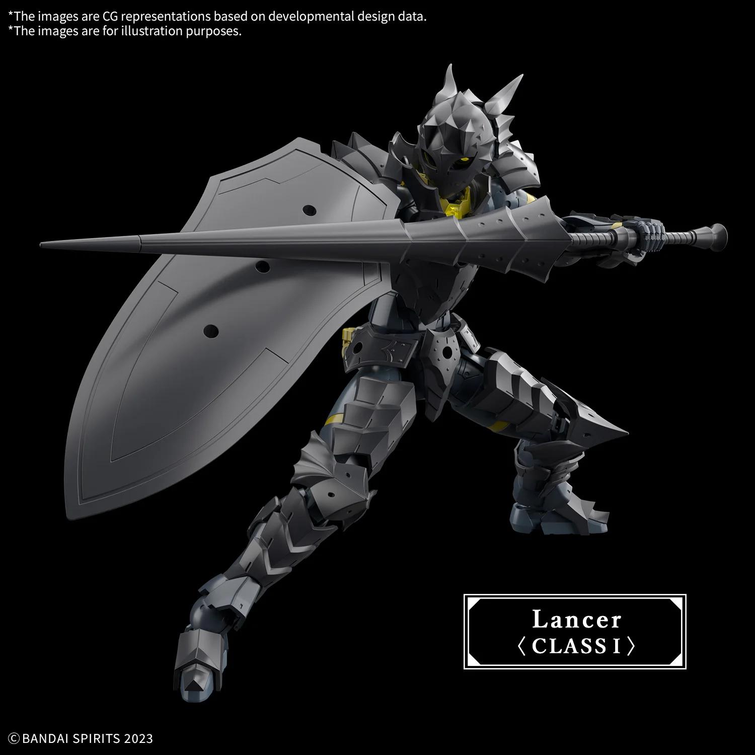 Bandai 1/144 30MF Rosan Lancer Model Kit — official product photo 5