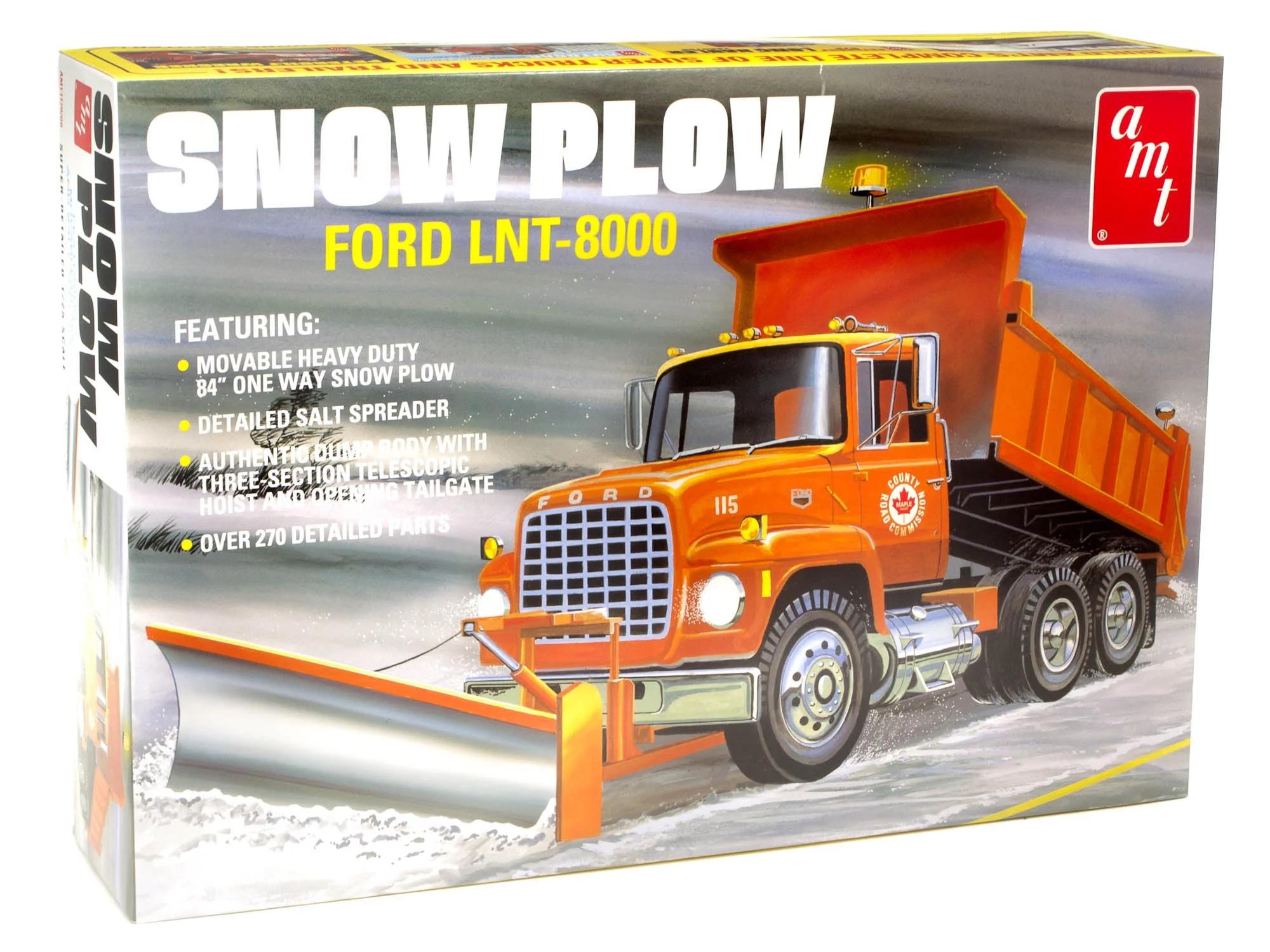 AMT 1/25 LNT-8000 Ford Snow Plow Model Kit — official product photo 1