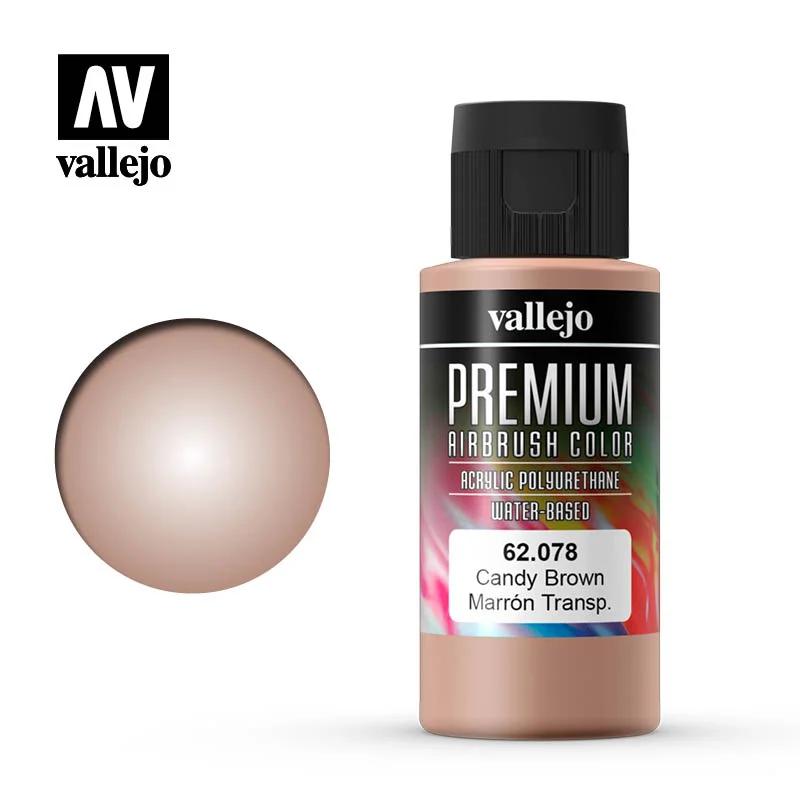 Vallejo Premium Color Candy Racing Brown 60ml — product photo