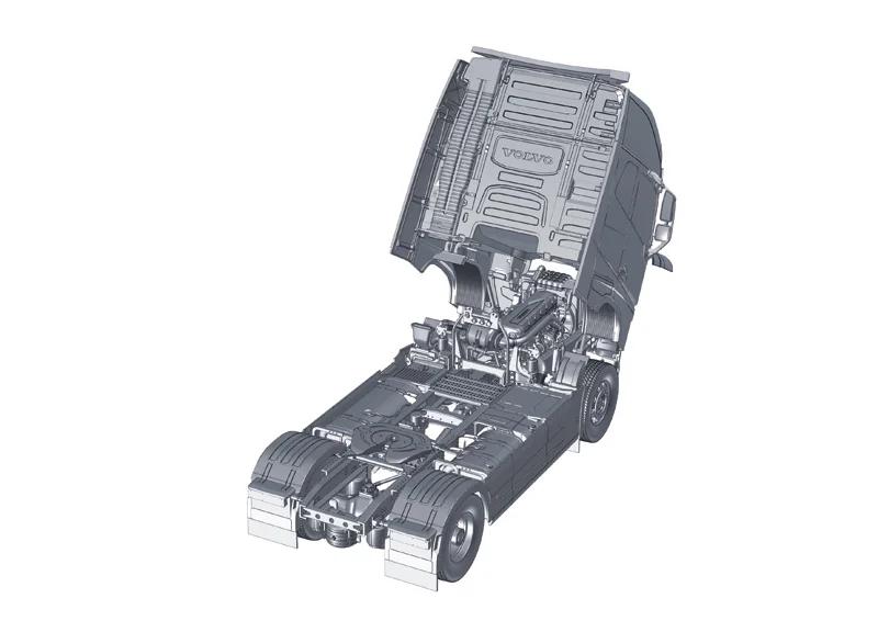 Italeri Volvo Fh16 Globetrotter Xl Model Kit — official product photo 6