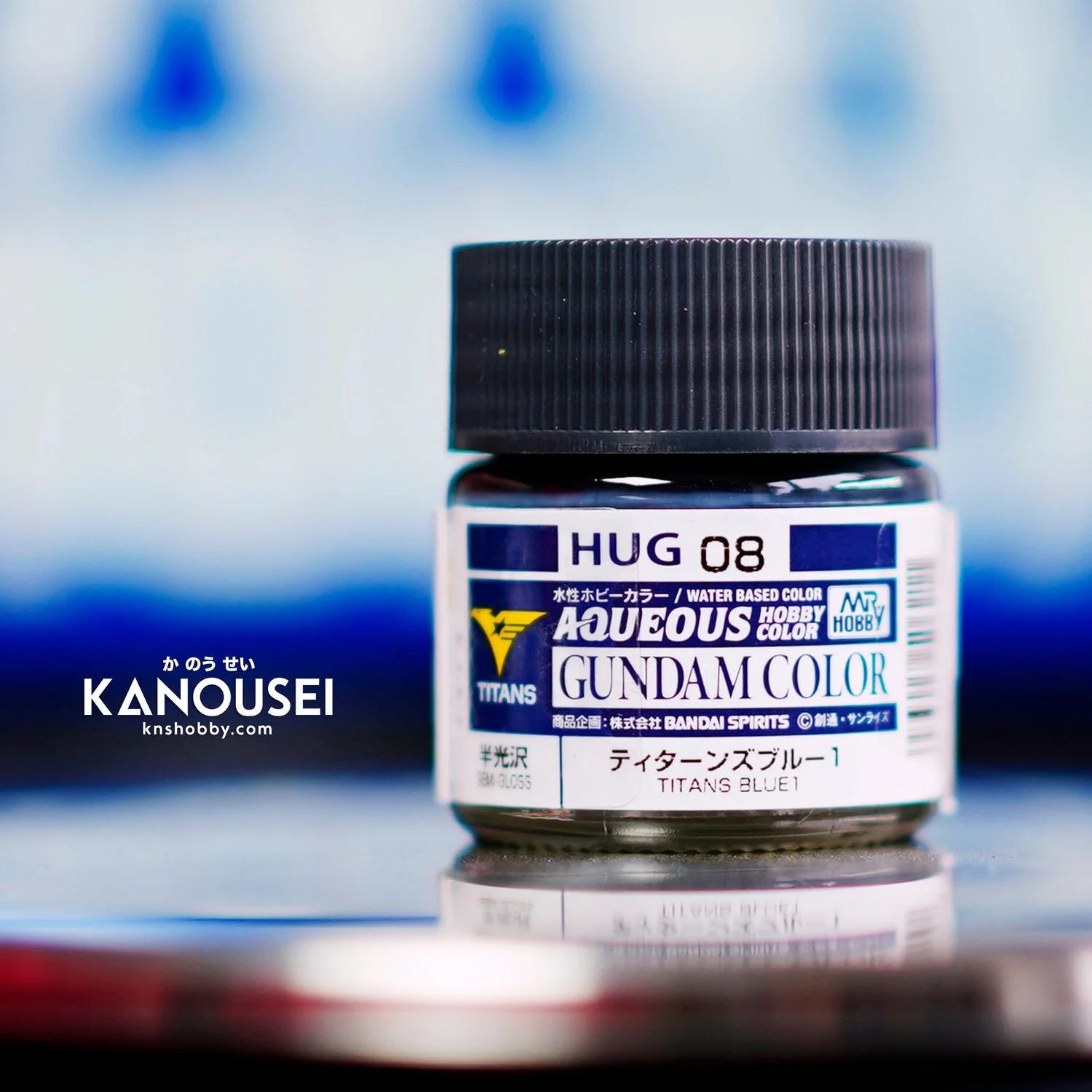 Mr. Hobby Aqueous Gundam Color HUG08 Titans Blue 1 10ml — product photo