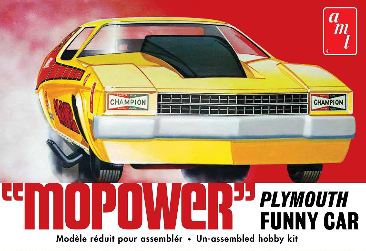 AMT 1/25 Mopower Plymouth Funnycar Model Kit — official product photo 1