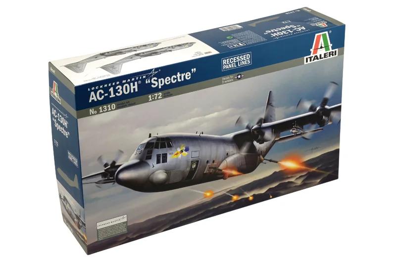 Italeri 1/72 Ac-130h Spectre Model Kit — official product photo 1