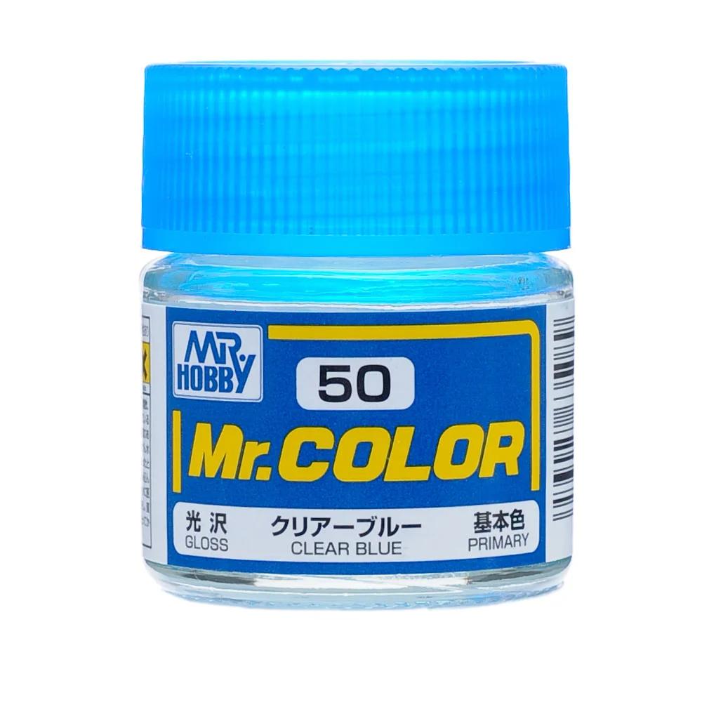 Mr. Hobby Mr. Color Clear Blue (C50) 10 ml — official product photo 1