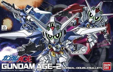 Bandai SD Bb371 Age-3normal Double Bullet Model Kit — box art