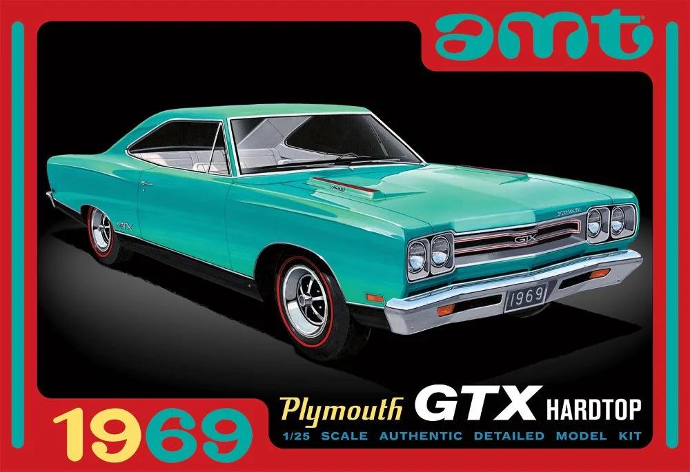 AMT 1/25 69 Plymouth Gtx Hardtop Model Kit — box art