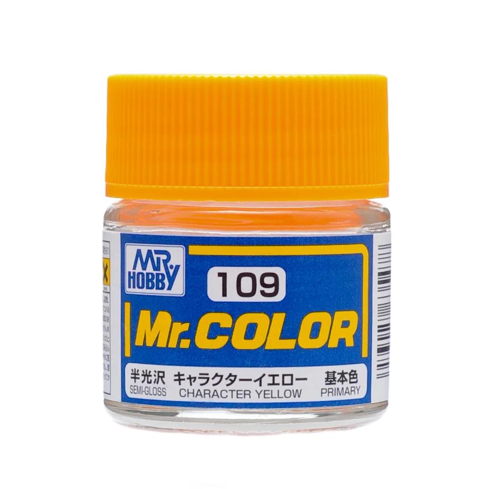 Mr. Hobby Mr. Color Character Yellow (C109) 10 ml — official product photo 1