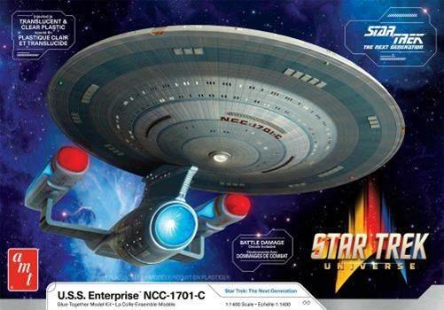 AMT 1/1400 Star Trek U S S Enterprise 1701c Model Kit — box art