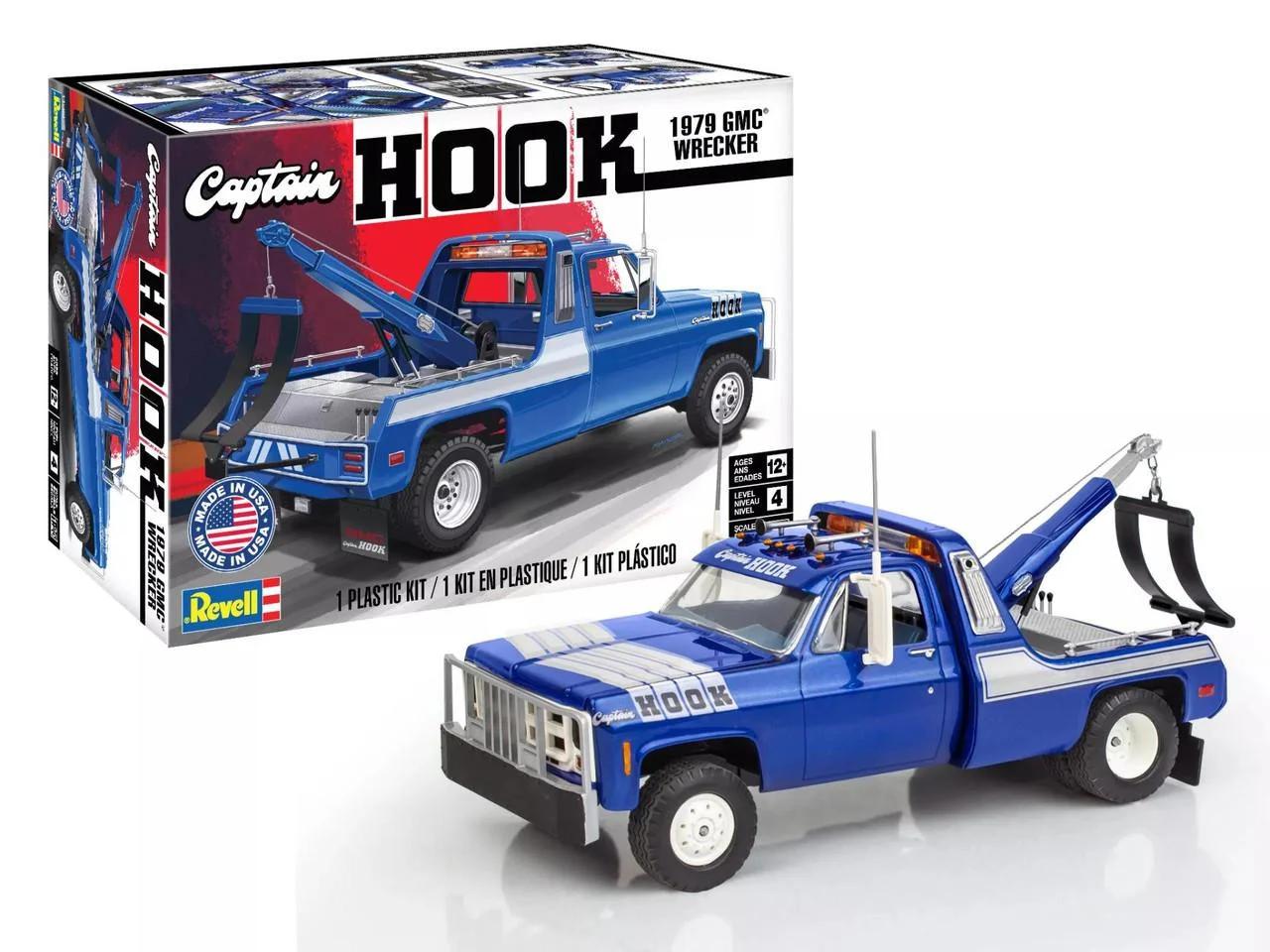 Revell 1/24 1979 Captain Hook Gmc Wrecker Model Kit — official product photo 2
